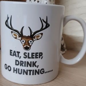 Hunter Coffee cup Mug Deer hunter hunting camper woods cabin outdoors adventure